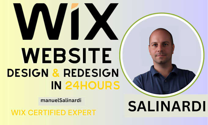 Gig Preview - Design wix website design or wix redesign website landing page in 24 hours