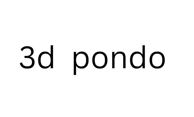 Gig Preview - Do 3d pen 3d pondo for you