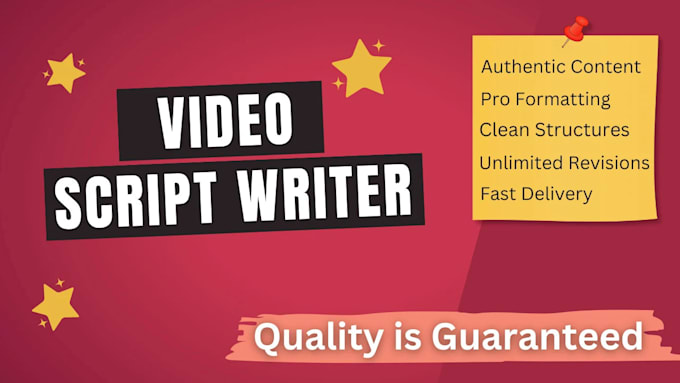 Bestseller - write outstanding video scripts, content writing, lead capturing, ms word expert