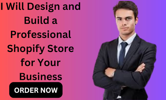 Gig Preview - Design and build a professional shopify store for your busines