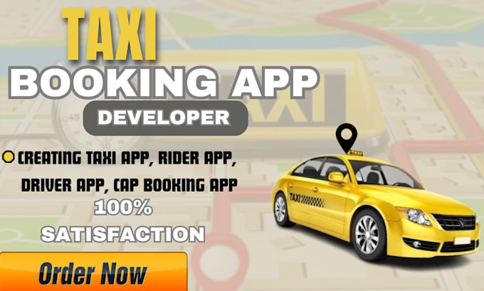 Bestseller - develop taxi booking app,car rental app,rideshare app for android and ios