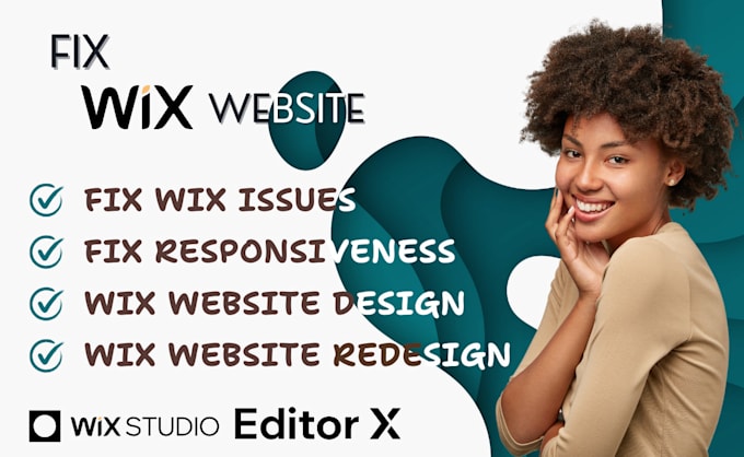 Gig Preview - Redesign fix wix website revamp wix website wix studio, wix booking wix blog