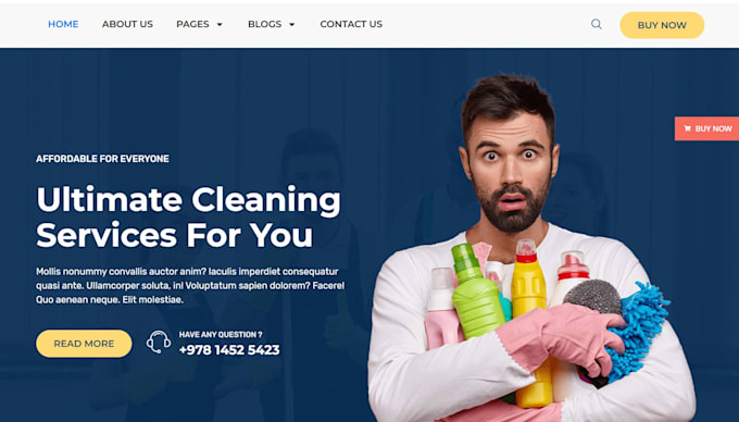 Gig Preview - Build cleaning service website, booking koala website, booking koala parameters