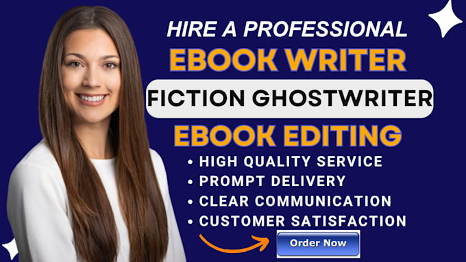 Gig Preview - Be ebook writer non fiction ebook ghostwriter KDP book writer ghost book writer