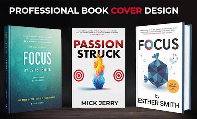 Gig Preview - Design a professional nonfiction book cover, book cover, paperback formatting