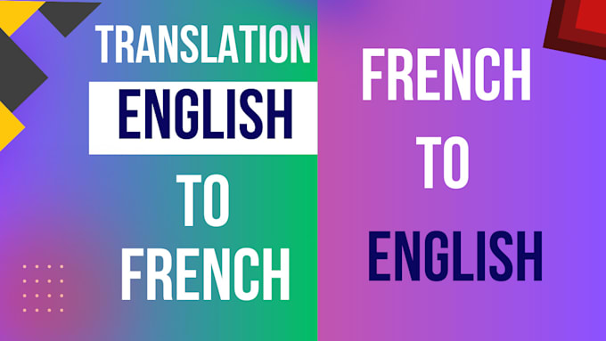 Gig Preview - Provide a perfect english to french translation