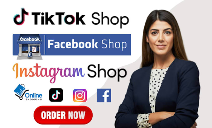 Bestseller - set up tiktok shop, facebook shop, instagram shop and integration with shopify