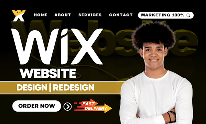 Gig Preview - Wix website design wix website redesign wix website development wix website