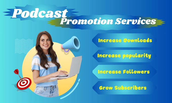 Gig Preview - Promote your podcast and increase downloads organically