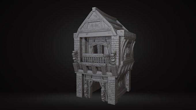 Bestseller - model isometric3d building,3d miniature environment for 3d print via blender,fbx