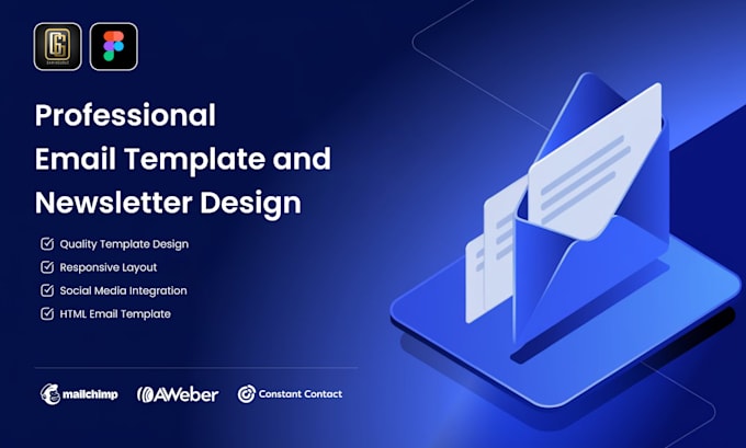 Gig Preview - Design responsive HTML and figma email template newsletter services