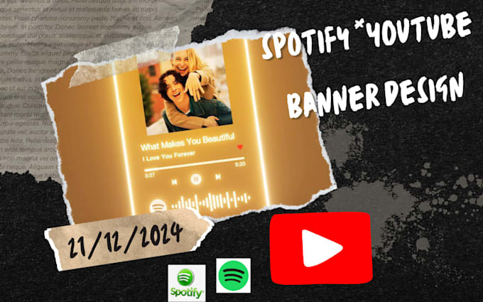 Gig Preview - Design eye catching spotify, youtube, and soundcloud banners and covers