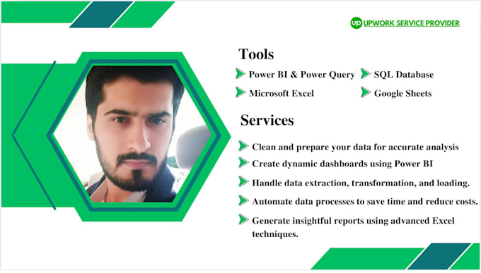 Gig Preview - Analyze and visualize data with excel, power bi and sql