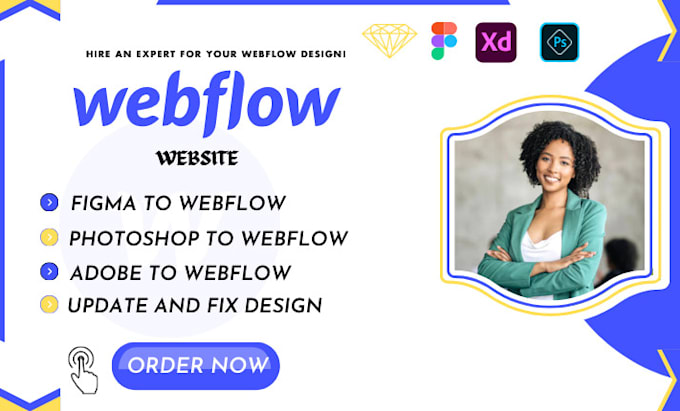 Gig Preview - Design and fix errors, bugs, and update webflow website