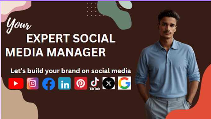 Gig Preview - Be your social media marketing manager and content creator