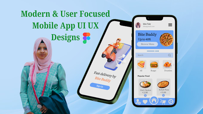 Bestseller - craft modern and user focused mobile app UI UX designs that stand out