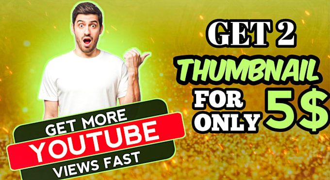 Gig Preview - Design amazing thumbnails that improves your ctr