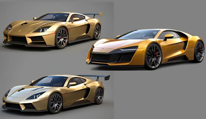 Gig Preview - Do 3d car model, 3d sport car, 3d vehicle, fivem, gta car, 3d printing, game