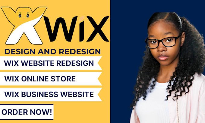 Gig Preview - Redesign build wix online store revamp wix store fix edit wix business website