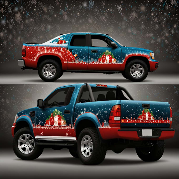 Gig Preview - Create designs for vehicle wraps for you