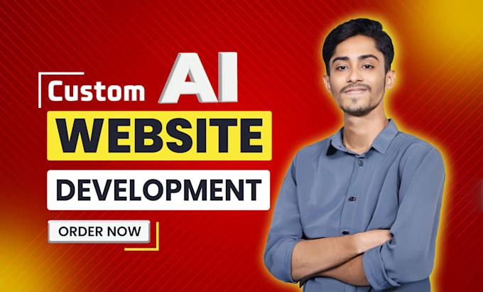 Gig Preview - Do custom ai website development ai integration, fine tuning ai chatbot ai agent