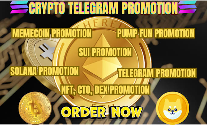 Bestseller - promote solana meme coin, memcoin marketing, crypto coin project promotion