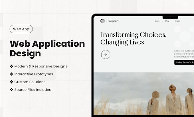 Gig Preview - Design modern and user centric web applications in figma