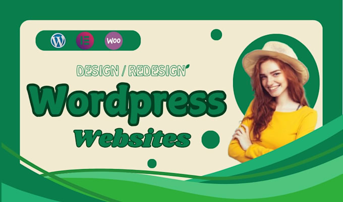 Gig Preview - Do custom wordpress website design redesign clone or ecommerce website design