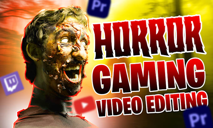 Gig Preview - Be your gaming video editor for horror stories and gameplay thumbnails