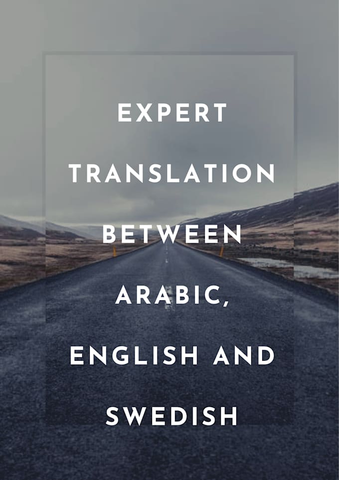 Bestseller - translate english, swedish, and arabic professionally with 25 years of expertise