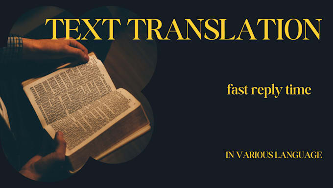 Gig Preview - Translate your text or essays in diffrent languages