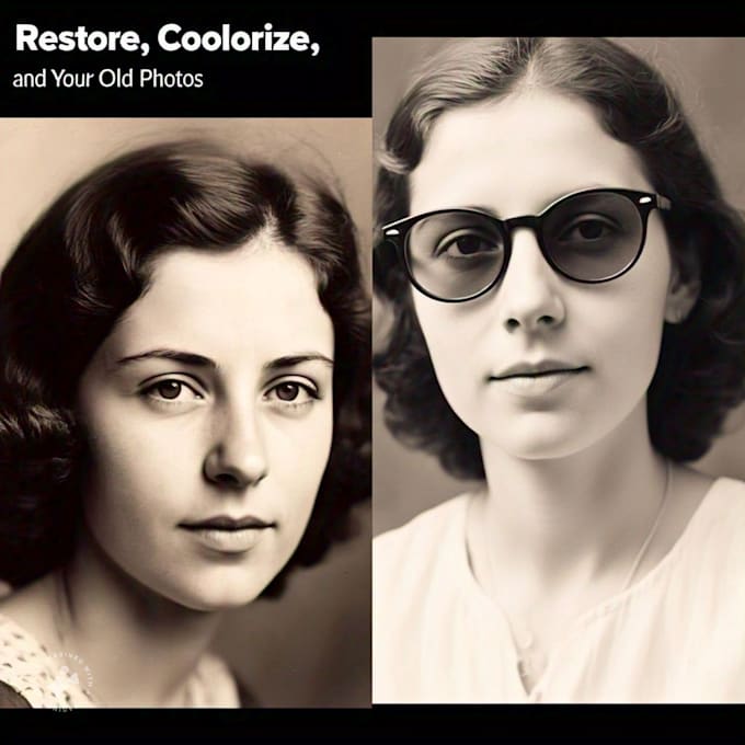 Bestseller - restore, edit, colorize and fix your old photos