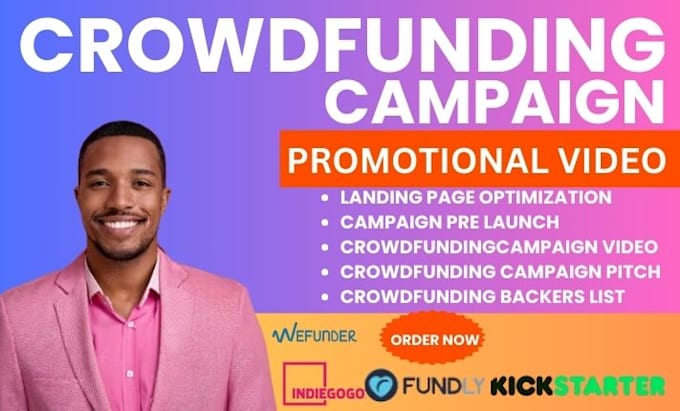 Bestseller - create a promotional campaign for your gofundme, kickstarter, indiegogo campaign