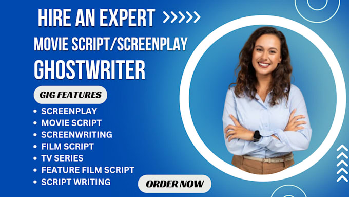 Gig Preview - Do movie script screenplay screenwriting feature film script writing short film