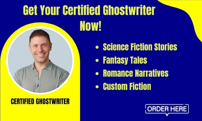 Gig Preview - Ghostwrite your fictional story science fiction fantasy romance story or novel