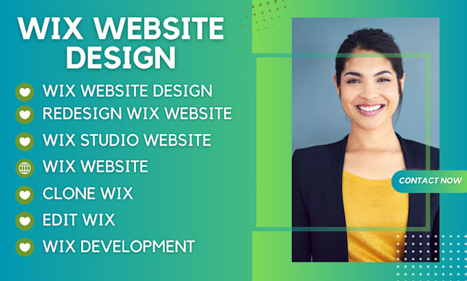 Gig Preview - Redesign wix website, edit wix clone wix website, wix website wix studio website