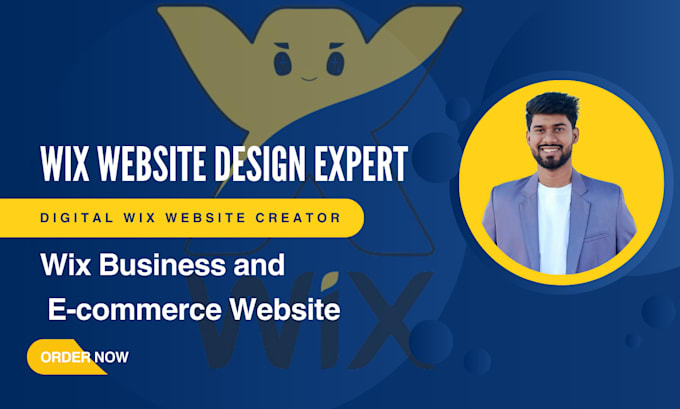 Gig Preview - Build wix business website or e commerce website, wix website design redesign