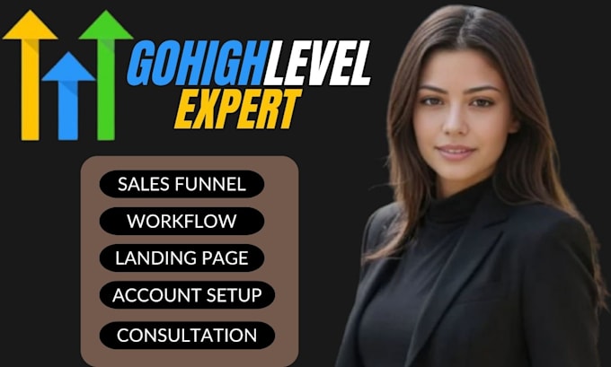 Gig Preview - Gohighlevel sales funnel gohighlevel landing page gohighlevel expert