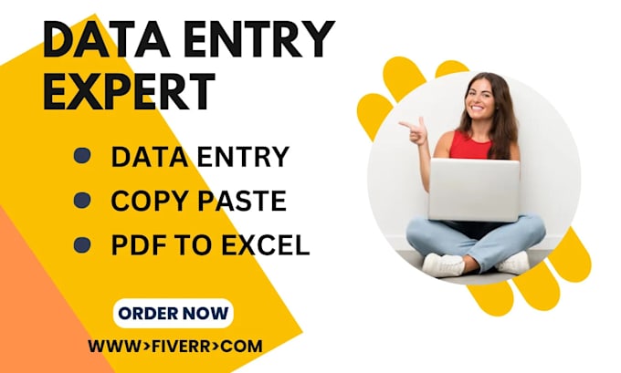 Bestseller - do excel for data entry jobs, pivot tables and more