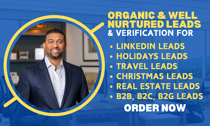 Gig Preview - Do organic lead generation for real estate travelers agency on b2b linkedin