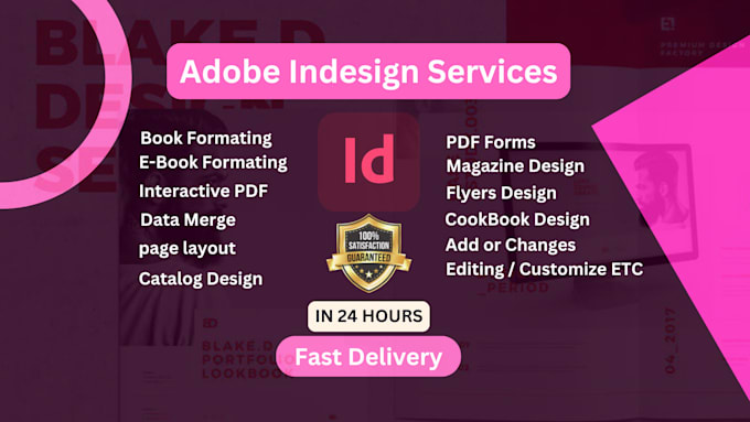 Gig Preview - Do any adobe indesign project within 24 hours