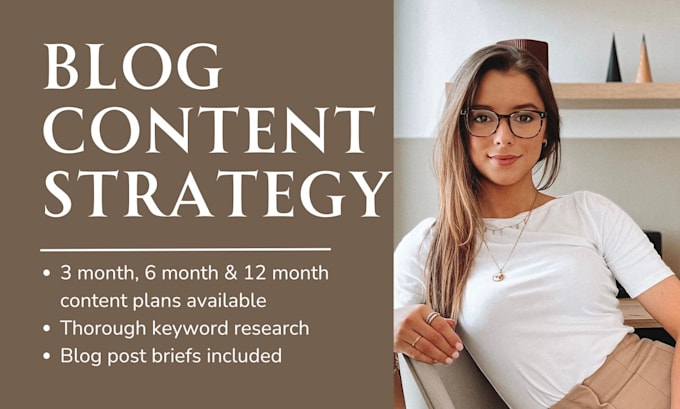 Gig Preview - Create your SEO blog strategy