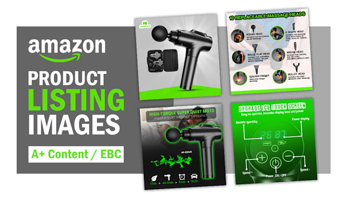 Gig Preview - Design amazon product listing images for maximum sales