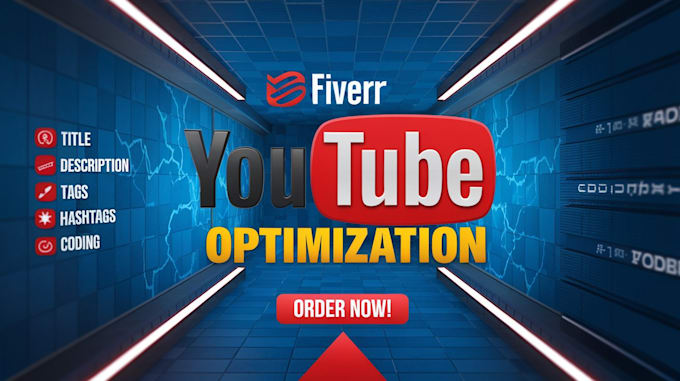 Gig Preview - Optimize your youtube channel for top ranking and organic growth