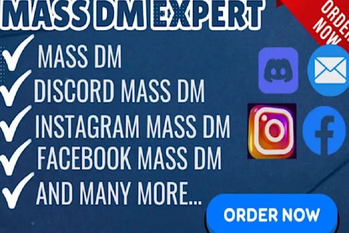 Gig Preview - Do instagram mass dm, mass dm