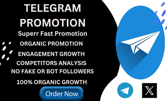 Gig Preview - Boost and promote telegram group channel to gain real organic subscribers