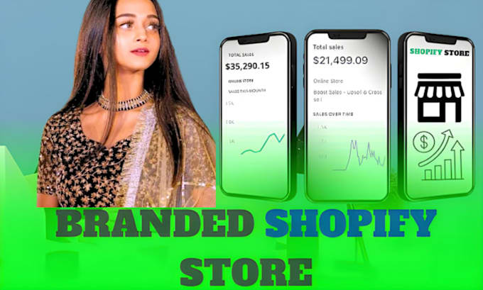 Bestseller - branded shopify store setup with winning products dropshipping shopify store