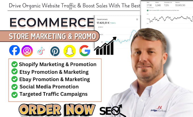 Gig Preview - Promote and market your shopify ebay etsy link or any website to increase sales