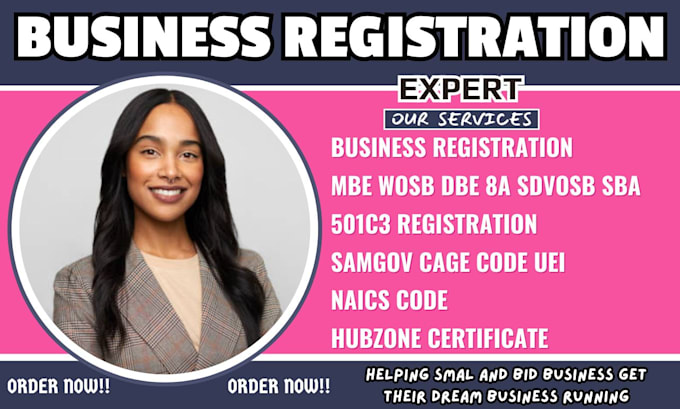 Bestseller - register your business as mbe wosb dbe 8a sdvosb sba 501c3 samgov cage code uei