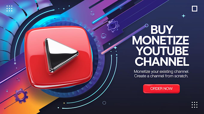 Gig Preview - Create, manage and buy monetize youtube channel